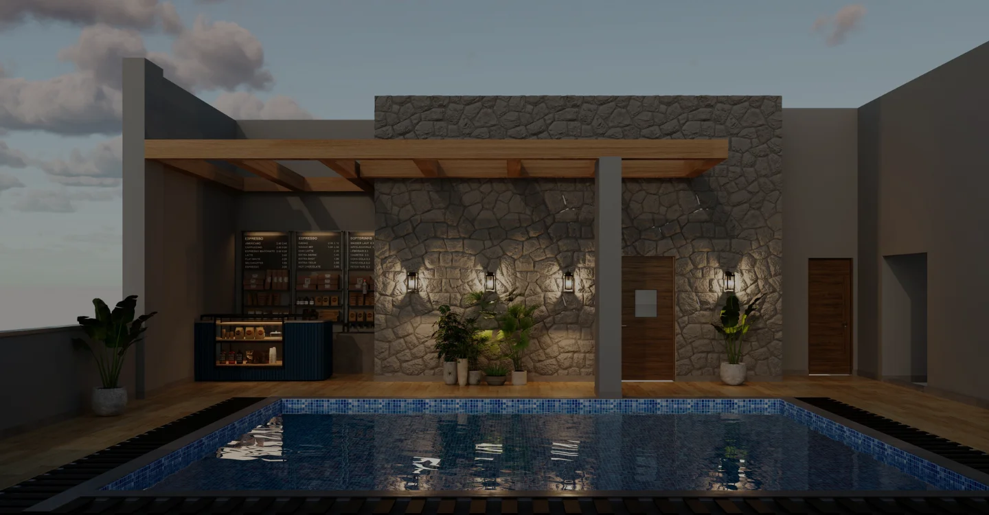 Rooftop pool at Ramada Encore by Wyndham Vrindavan